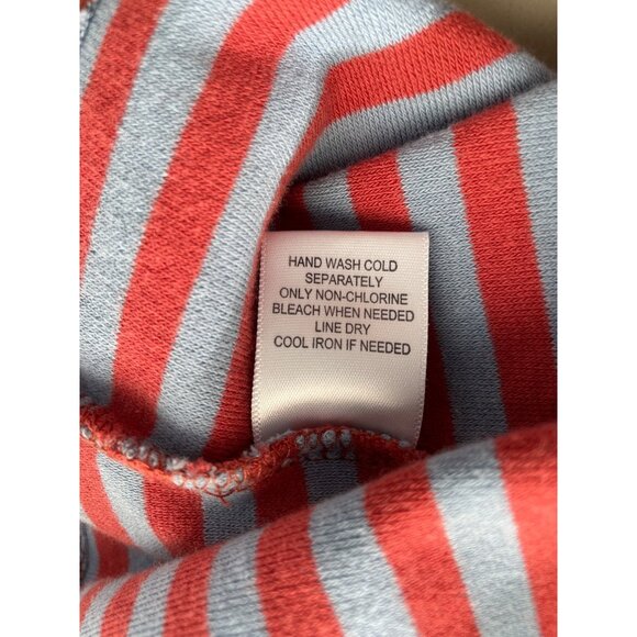 DRA Los Angeles Midi Dress Size Small Striped Sleeveless Scoop Neck Ruffle Hem - Picture 7 of 10